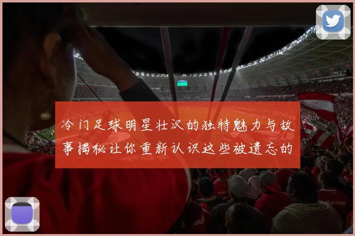 冷门足球明星壮汉的独特魅力与故事揭秘让你重新认识这些被遗忘的英雄
